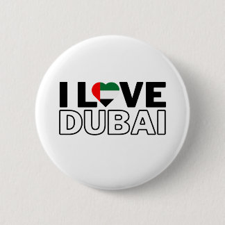 Chapa Redonda De 5 Cm I LOVE DUBAI - For real Dubaians!