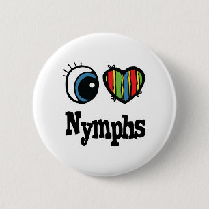 Chapa Redonda De 5 Cm I Love (Heart Nymphs)