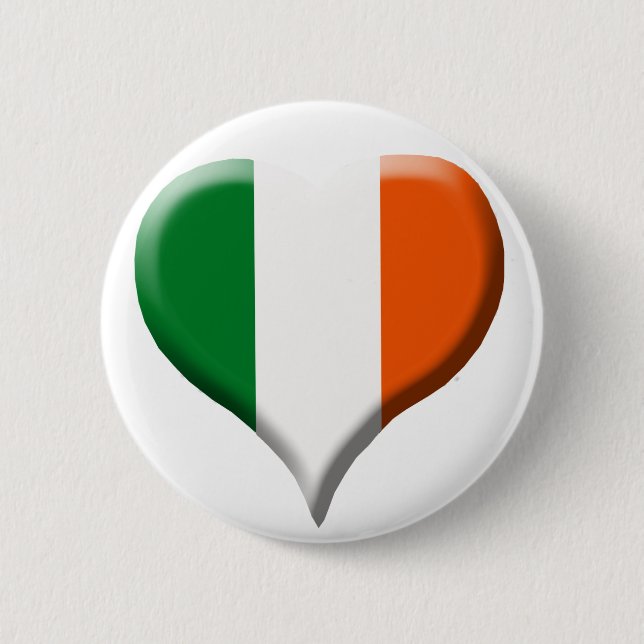 Chapa Redonda De 5 Cm I Love Ireland Button (Anverso)