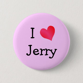 Chapa Redonda De 5 Cm I Love Jerry