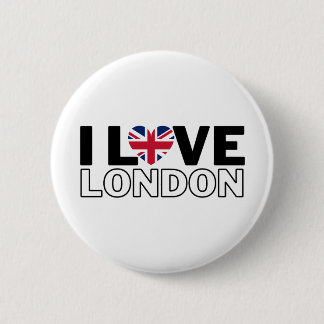 Chapa Redonda De 5 Cm I LOVE LONDON - For real Londoners !