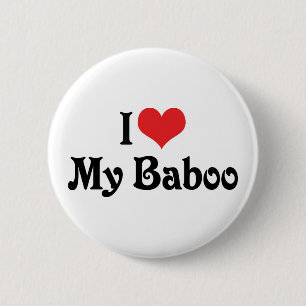 Chapa Redonda De 5 Cm I Love My Baboo