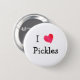 Chapa Redonda De 5 Cm I Love Pickles (Anverso y reverso)