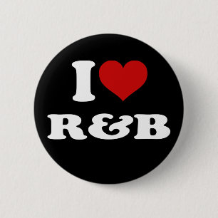 Chapa Redonda De 5 Cm I Love R&B