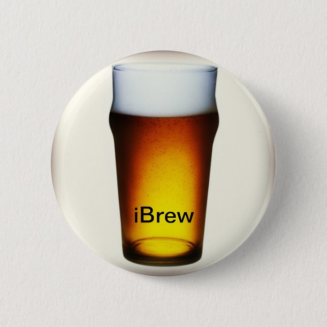 Chapa Redonda De 5 Cm iBrew Ale Glass (Anverso)