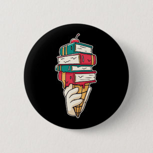 Chapa Redonda De 5 Cm Ice Cream Pun