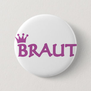 Chapa Redonda De 5 Cm Icono de Braut