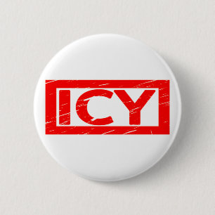 Chapa Redonda De 5 Cm Icy Stamp