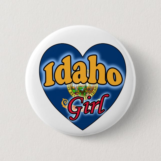 Chapa Redonda De 5 Cm Idaho Chica (Anverso)