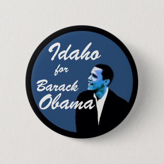 Chapa Redonda De 5 Cm Idaho para Barack Obama