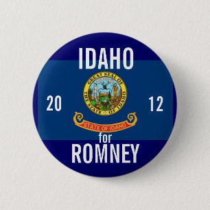 Chapa Redonda De 5 Cm Idaho para Romney 2012