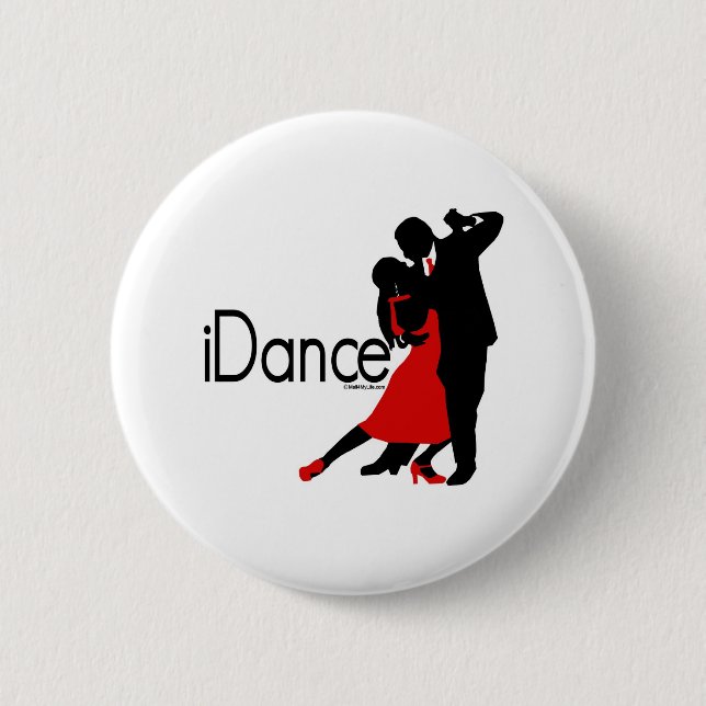 Chapa Redonda De 5 Cm iDance (Anverso)