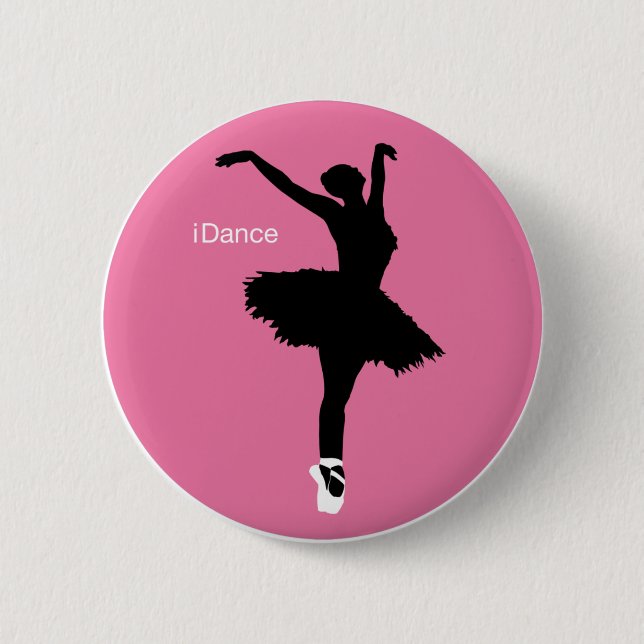Chapa Redonda De 5 Cm iDance (rosa) (Anverso)
