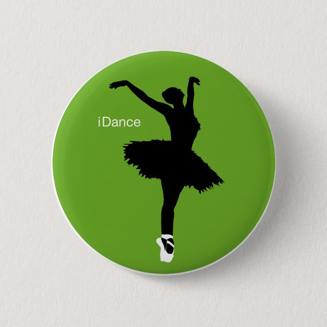 Chapa Redonda De 5 Cm iDance (verde) (Anverso)