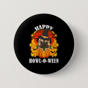 Chapa Redonda De 5 Cm Idea de regalo de bulldog de Halloween para los am