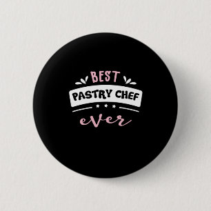 Chapa Redonda De 5 Cm Idea de regalo del mejor chef pastelero de la hist