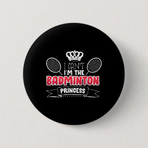 Chapa Redonda De 5 Cm Idea de regalo divertido de bádminton para jugador