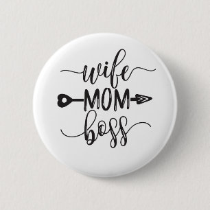 Chapa Redonda De 5 Cm Ideas de regalo del Día de la Madre Esposa Mamá Je