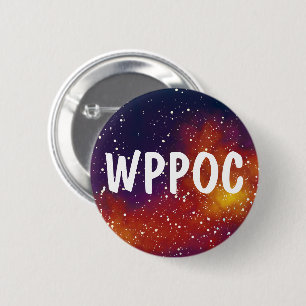 Chapa Redonda De 5 Cm Identidad de galaxia de Personalizable WPPOC