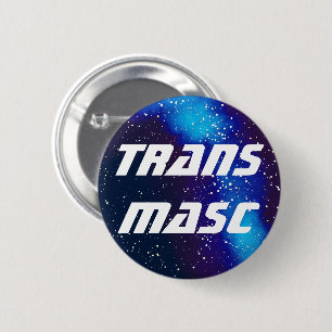 Chapa Redonda De 5 Cm Identidad Galáctica Personalizable Trans Masc