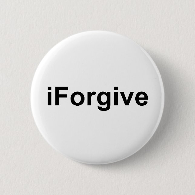 Chapa Redonda De 5 Cm iForgive (Anverso)