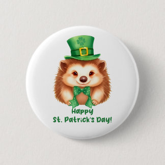 Chapa Redonda De 5 Cm Igel Gráinneog Happy St. Patricks Day