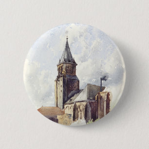 Chapa Redonda De 5 Cm Iglesia de Saint Germain des Pres París