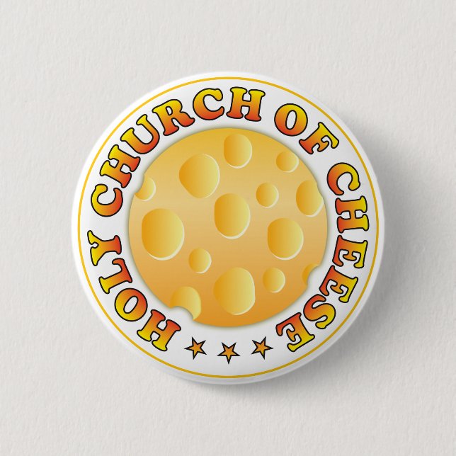 Chapa Redonda De 5 Cm Iglesia del queso R (Anverso)