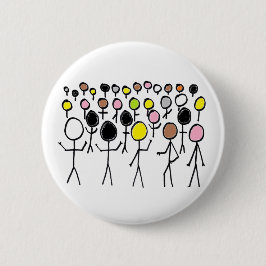 Chapa Redonda De 5 Cm Igualdad