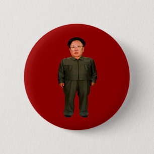 Chapa Redonda De 5 Cm Illin de Kim Jong
