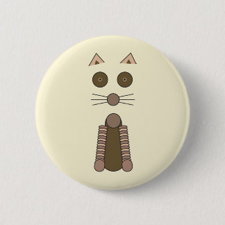 Chapa Redonda De 5 Cm Ilustracion CAT de Tabby