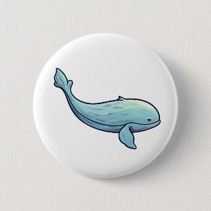 Chapa Redonda De 5 Cm ilustracion de ballenas personalizado