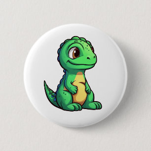 Chapa Redonda De 5 Cm ilustracion de dinosaurios personalizados