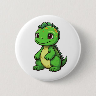 Chapa Redonda De 5 Cm ilustracion de dinosaurios personalizados