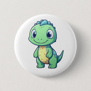 Chapa Redonda De 5 Cm ilustracion de dinosaurios personalizados