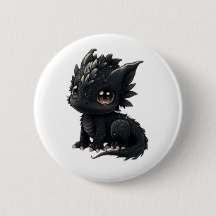 Chapa Redonda De 5 Cm ilustracion de dragón personalizado