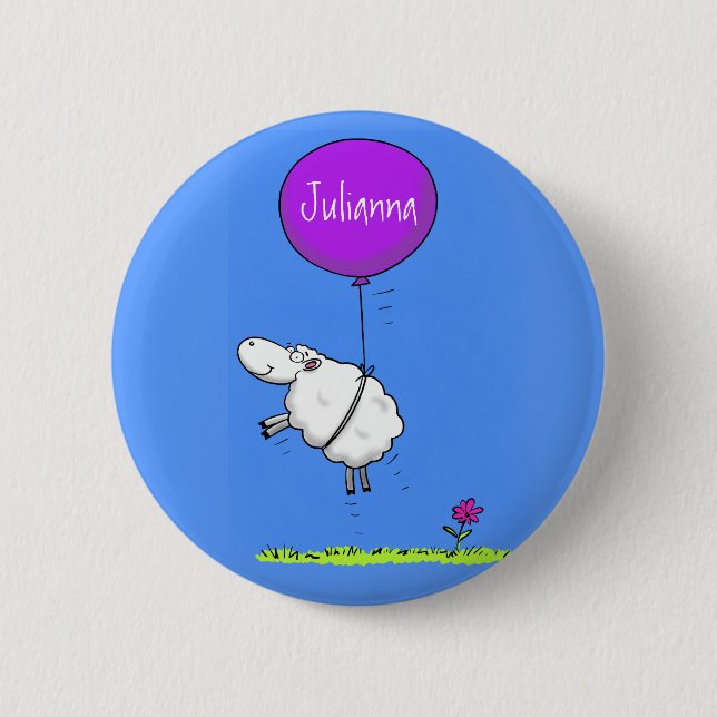 Chapa Redonda De 5 Cm Ilustracion de humor de personalizado de globo de  (Anverso)