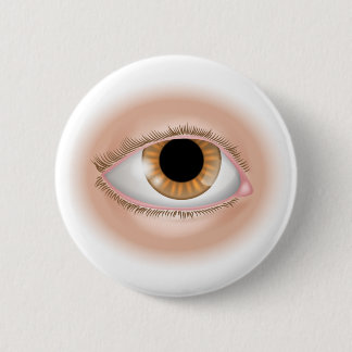 Chapa Redonda De 5 Cm Ilustracion de la parte del cuerpo del ojo
