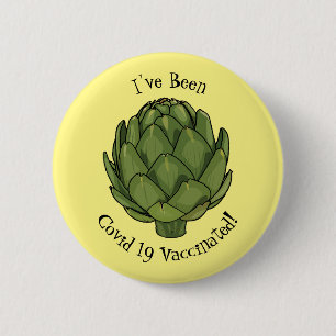 Chapa Redonda De 5 Cm Ilustracion de personalizado Artichoke