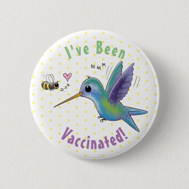 Chapa Redonda De 5 Cm Ilustracion de personalizado de abejas (Anverso)