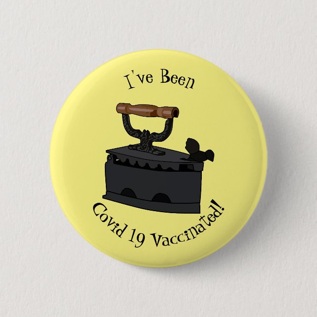 Chapa Redonda De 5 Cm Ilustracion de personalizado de carbón vegetal (Anverso)