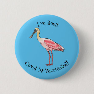 Chapa Redonda De 5 Cm Ilustracion de personalizado de pájaro cucharón de