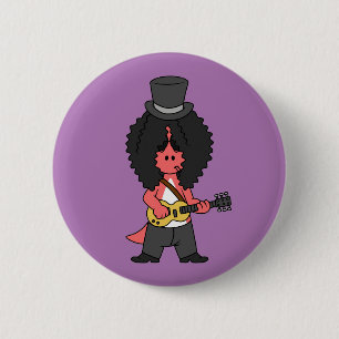 Chapa Redonda De 5 Cm Ilustracion De Un Allosauro Vestido Como Estrella