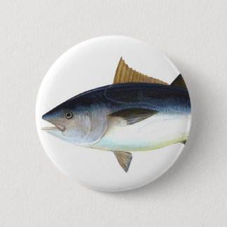 Chapa Redonda De 5 Cm Ilustracion del atún de Bluefin