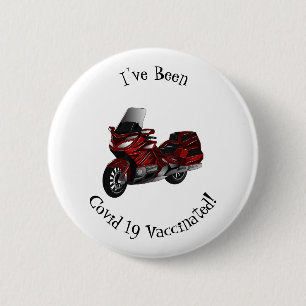 Chapa Redonda De 5 Cm Ilustracion del personalizado de motocicleta de To