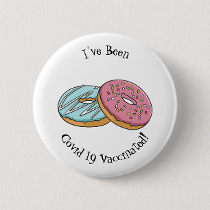 Chapa Redonda De 5 Cm Ilustracion Donut personalizado