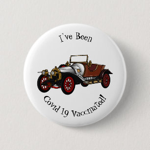 Chapa Redonda De 5 Cm Ilustracion personalizado clásico de 1920