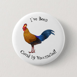 Chapa Redonda De 5 Cm Ilustracion personalizado de aves de Sri Lanka