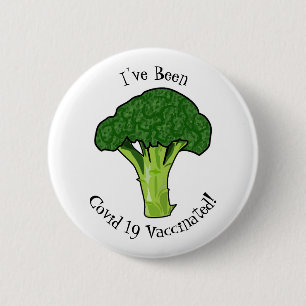 Chapa Redonda De 5 Cm Ilustracion personalizado de Broccoli