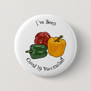 Chapa Redonda De 5 Cm Ilustracion personalizado de Capsicum